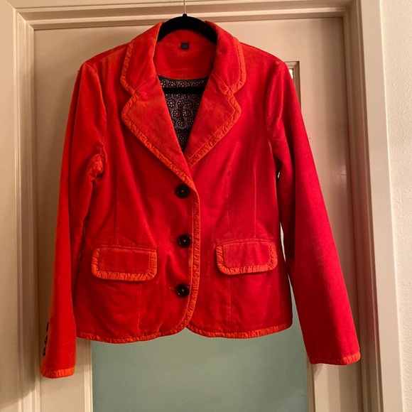 Boden Jackets & Blazers - Boden Velvet Three Button Jacket